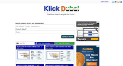 Desktop Screenshot of klickdubai.com